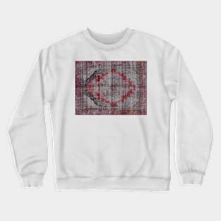 Old red and gray carpet Crewneck Sweatshirt